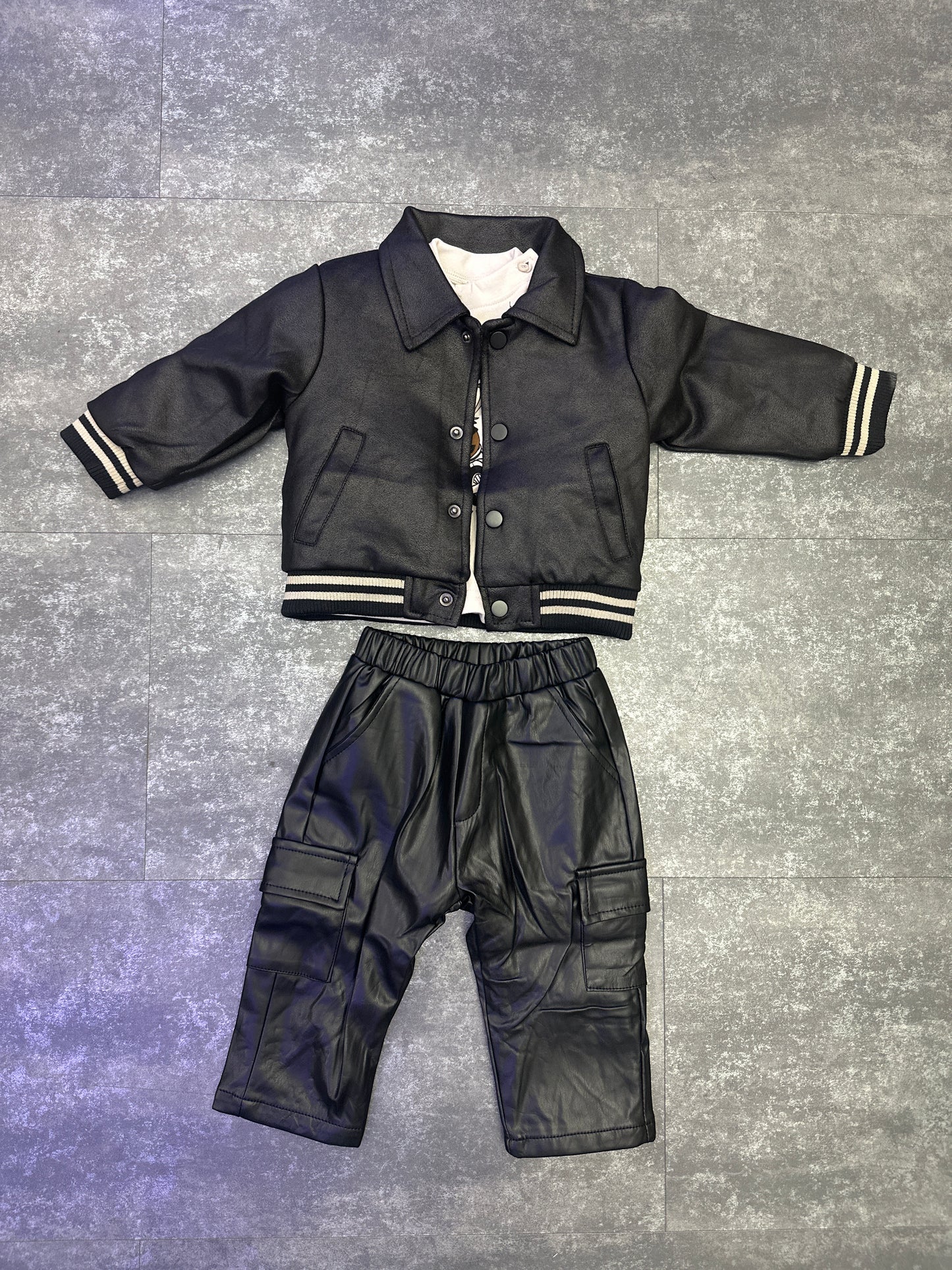 COORDINATO IN ECOPELLE