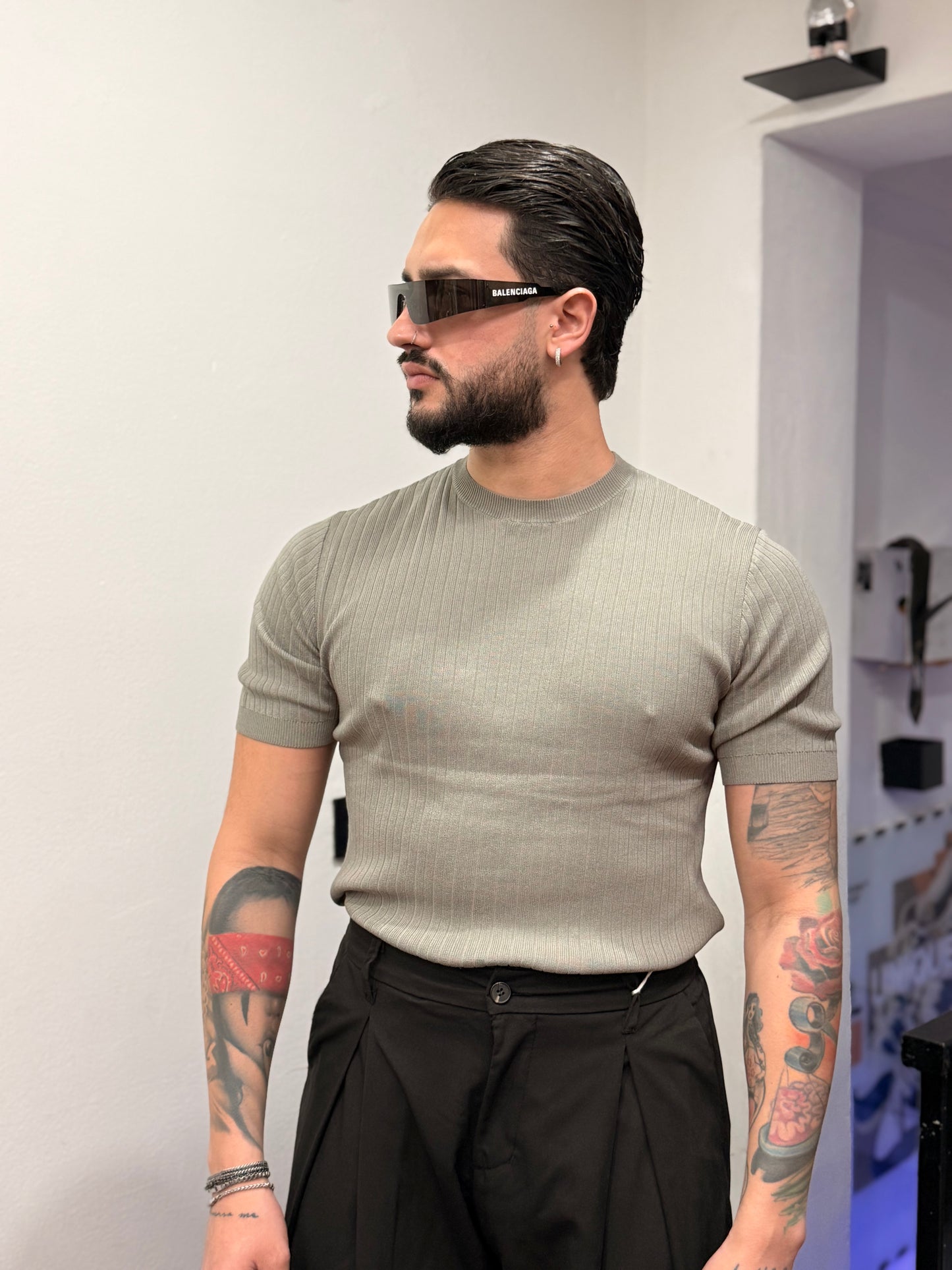 T-SHIRT FILO A COSTE FANGO