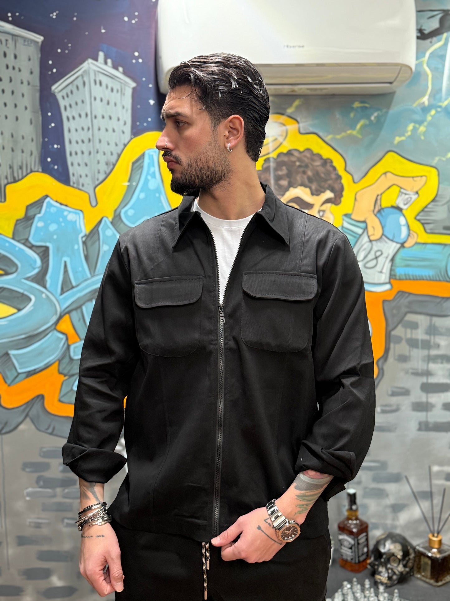 COORDINATO A COSTE NERO