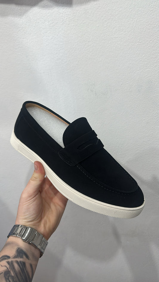 MOCASSINO SNEAKERS NERO