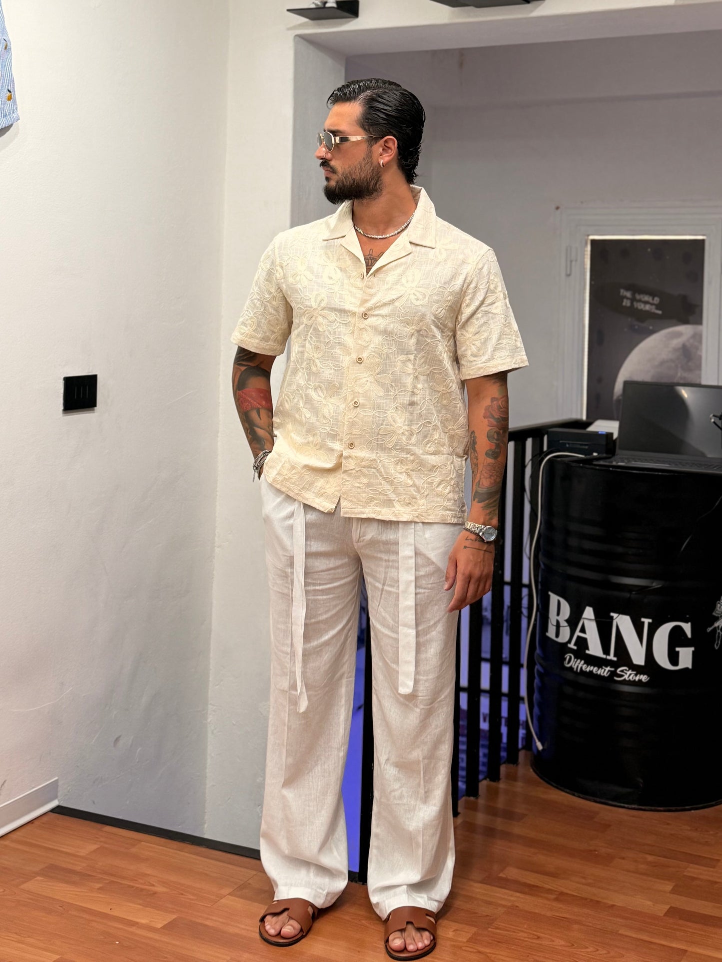 CAMICIA MYK BEIGE