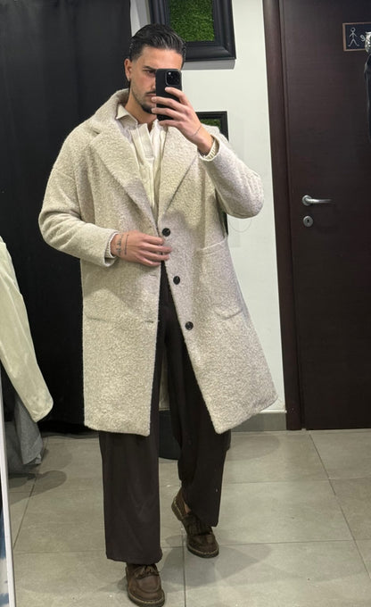 CAPPOTTO TEDDY BEIGE