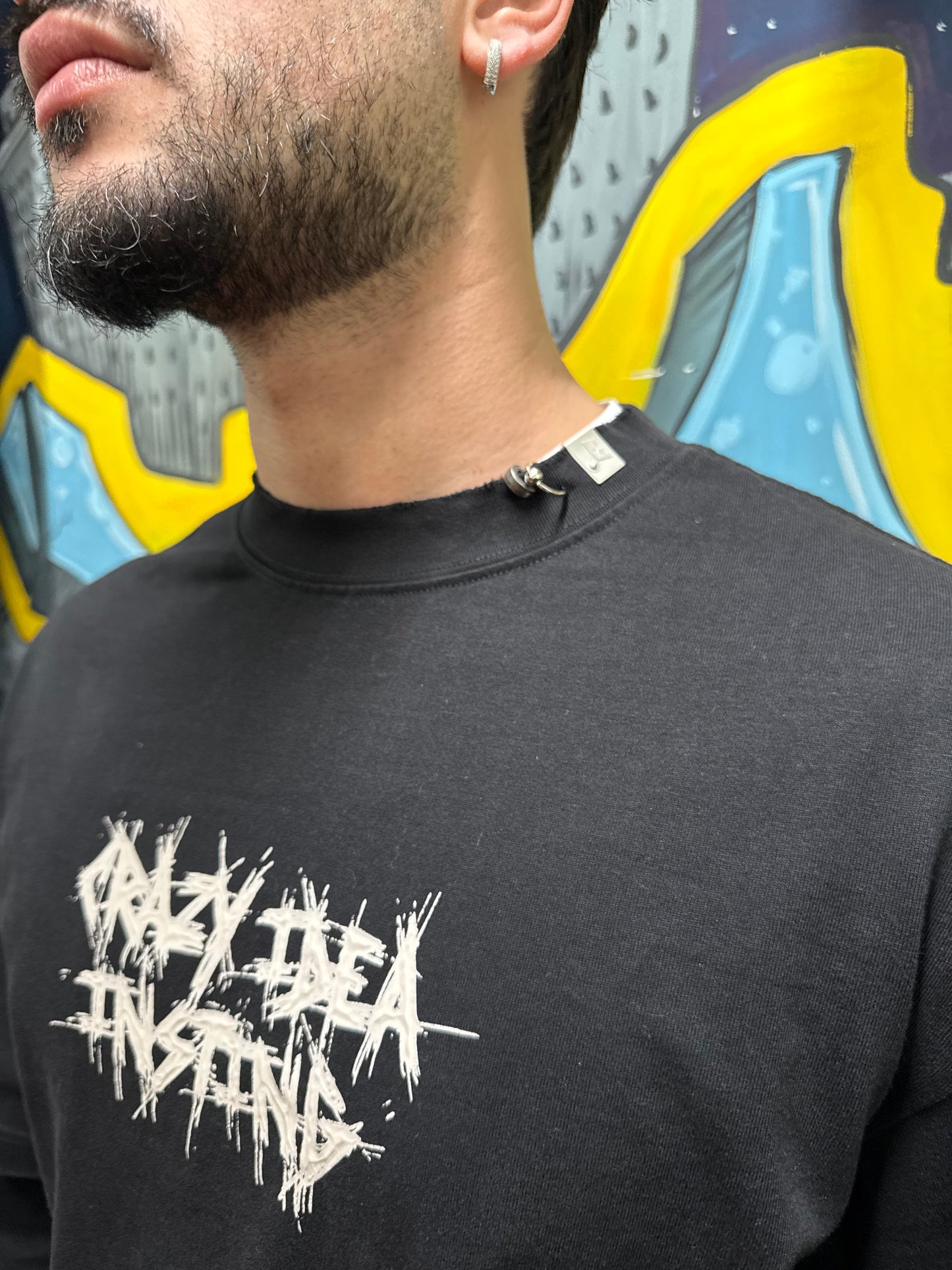 T-SHIRT DOUBLE SLEEVE NERA