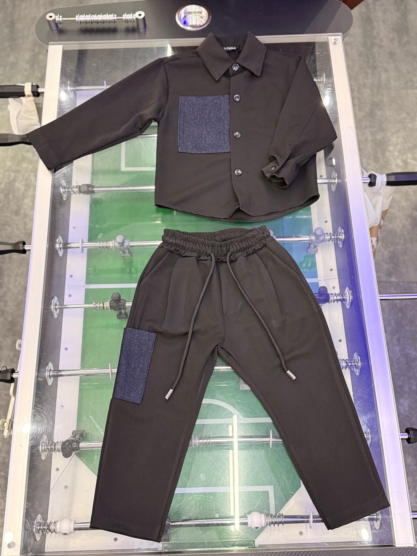COORDINATO BLACK E JEANS