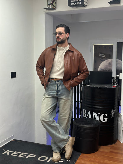 GIACCA MILANO CUOIO