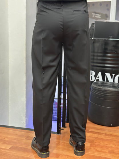 PANTALONE FONDO LARGO NERO