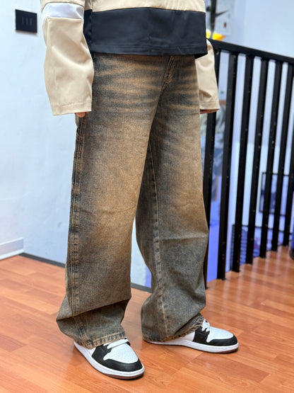 JEANS BALLON SABBIA