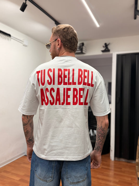 T-SHIRT TU SI BELL BIANCA