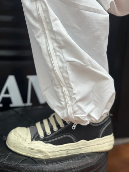 PANTALONE CARGO COMFY BIANCO