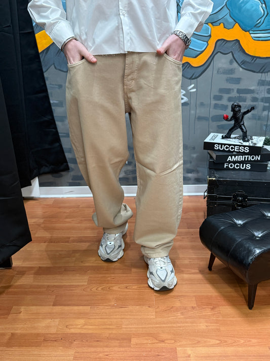 JEANS BAGGY BEIGE