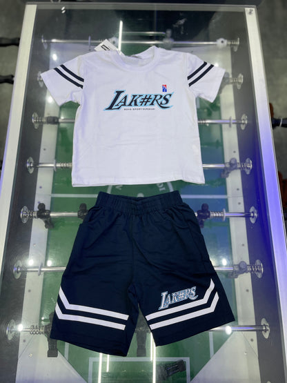 COORDINATO LAKERS BIANCO