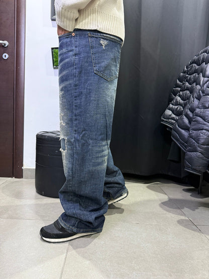 SUPER BAGGY SABBIATO BLU