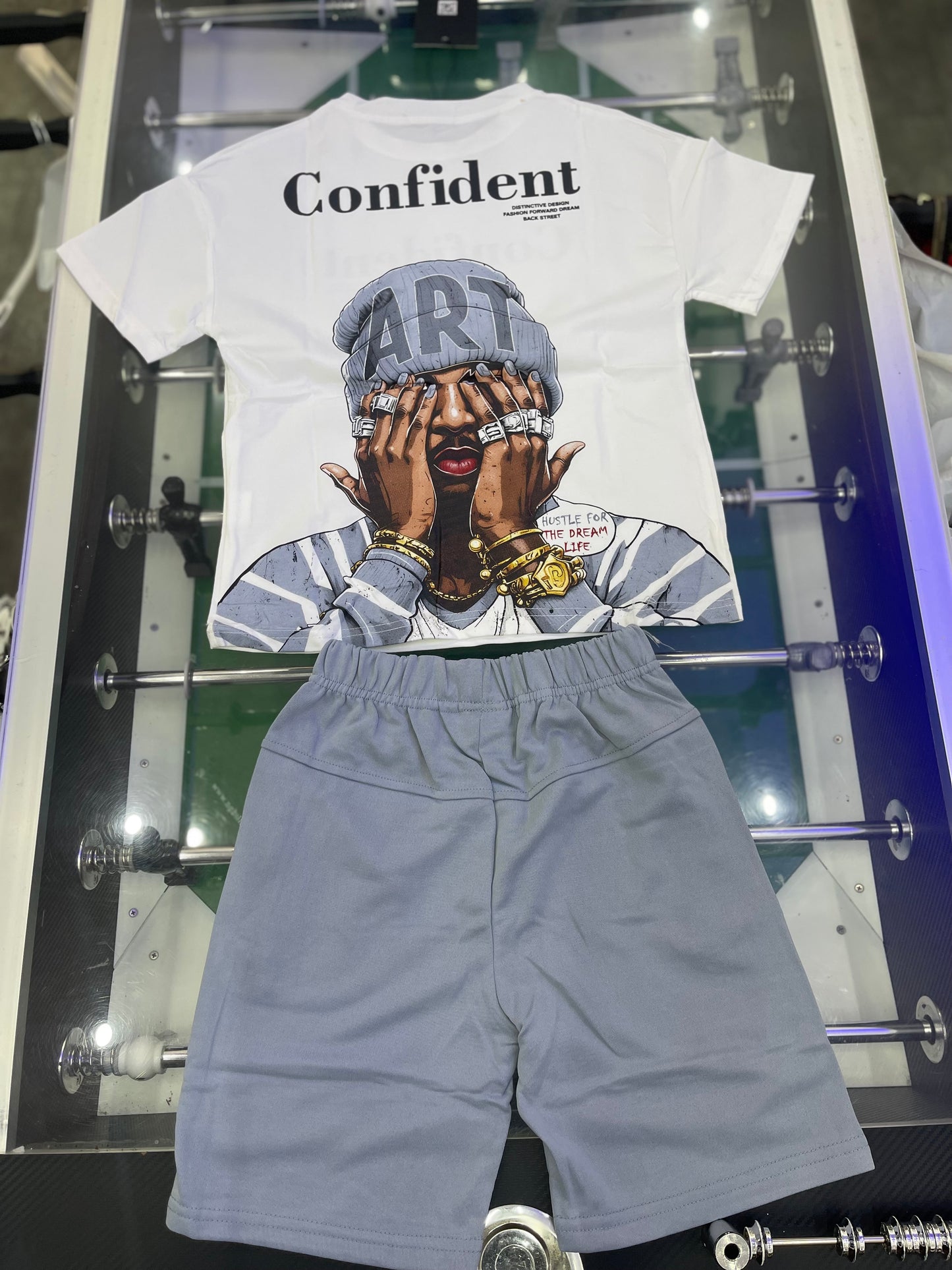 COORDINATO STAMPA BIANCO