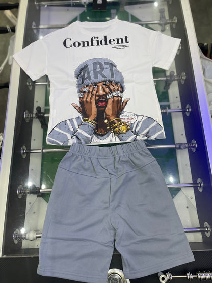 COORDINATO STAMPA BIANCO