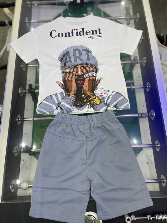 COORDINATO STAMPA BIANCO