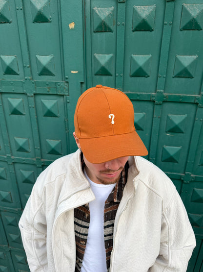 BERRETTO IN PANNO ARANCIO