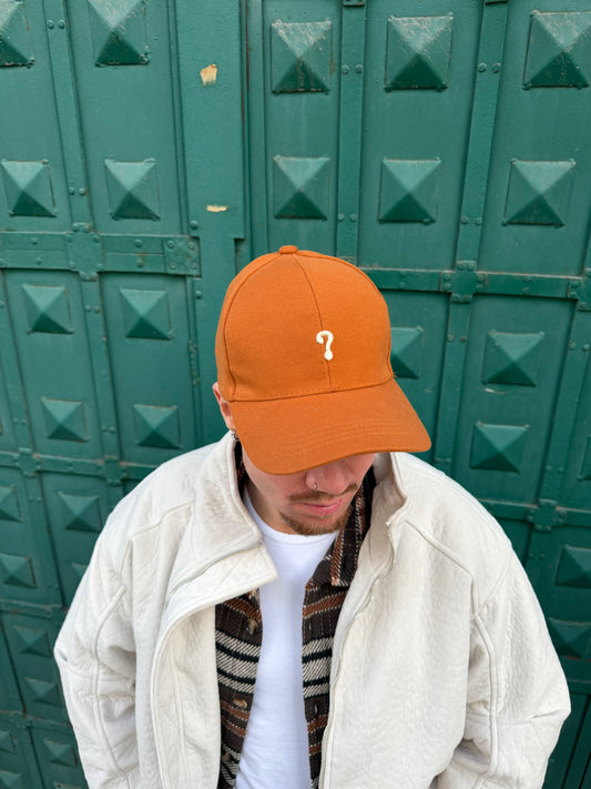 BERRETTO IN PANNO ARANCIO