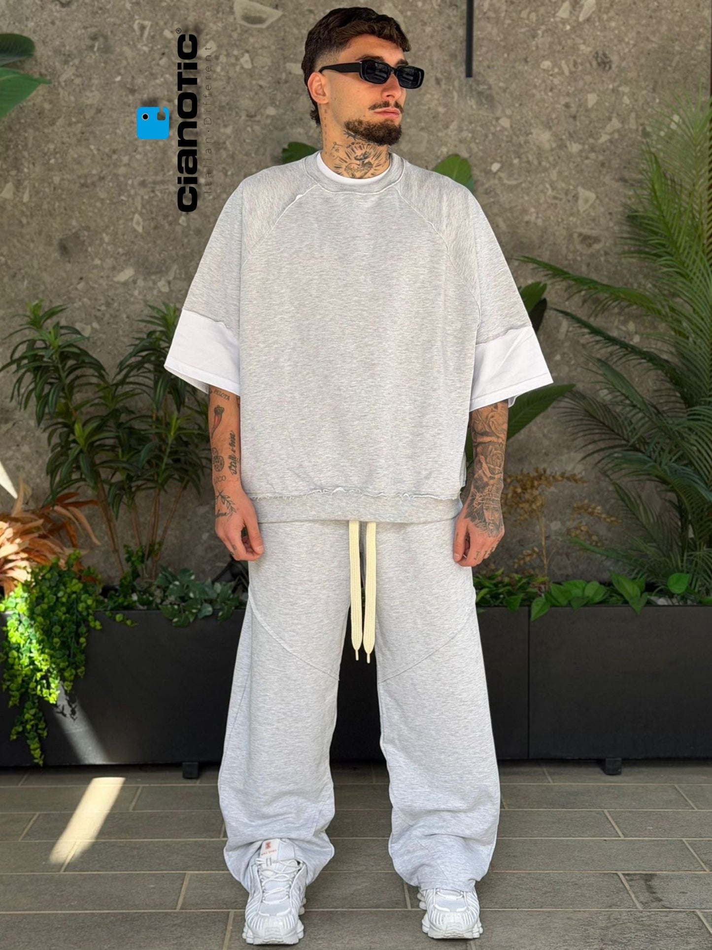 CIANOTIC TRACKSUITE GRIGIO NIKE