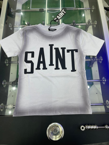 T-SHIRT SAINT SFUMATA BIANCA