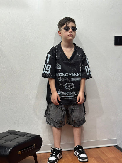 T-SHIRT OVER MOD. BASKET NERA