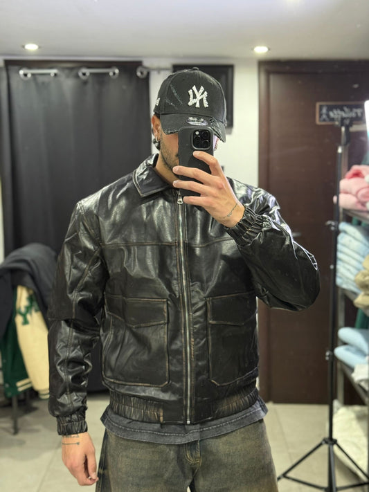 GIACCA ECOPELLE VINTAGE