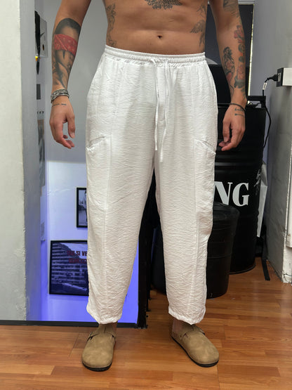 COORDINATO TALUM BIANCO IN LINO