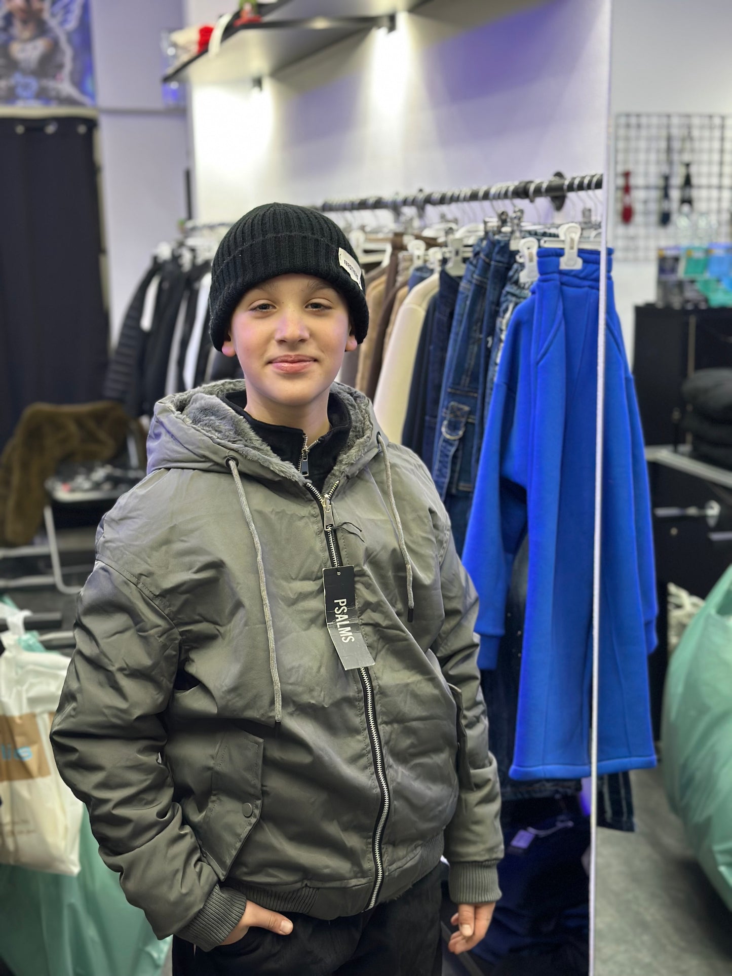 GIUBBOTTO DOUBLE FASE TEDDY TOPO