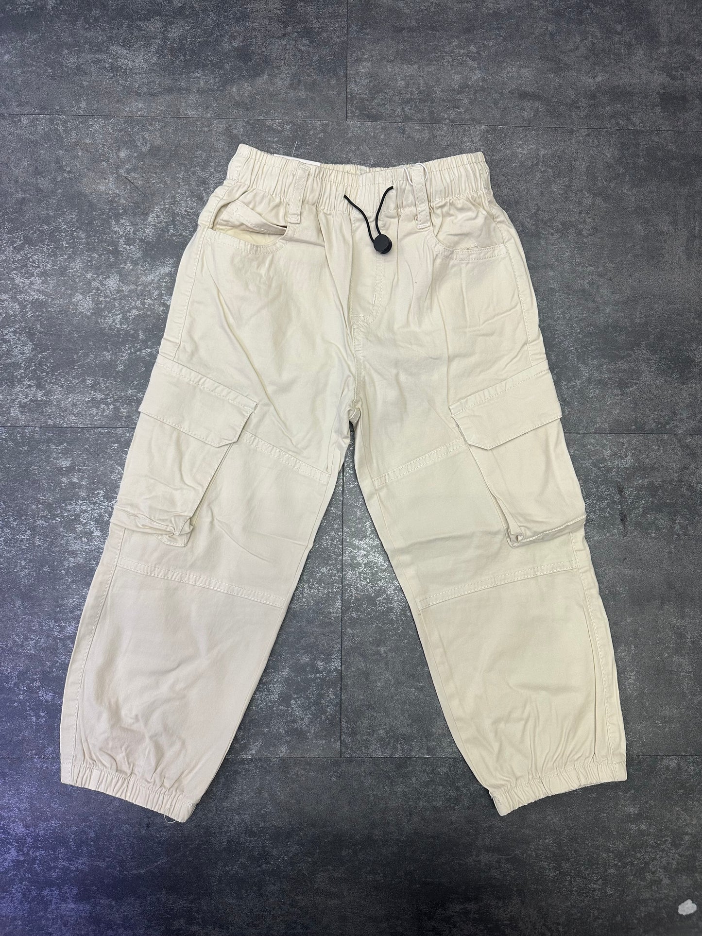 PANTALONE CARGO PANNA