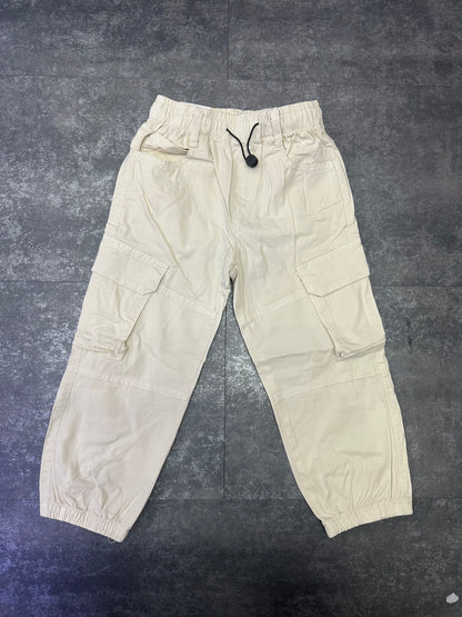 PANTALONE CARGO PANNA