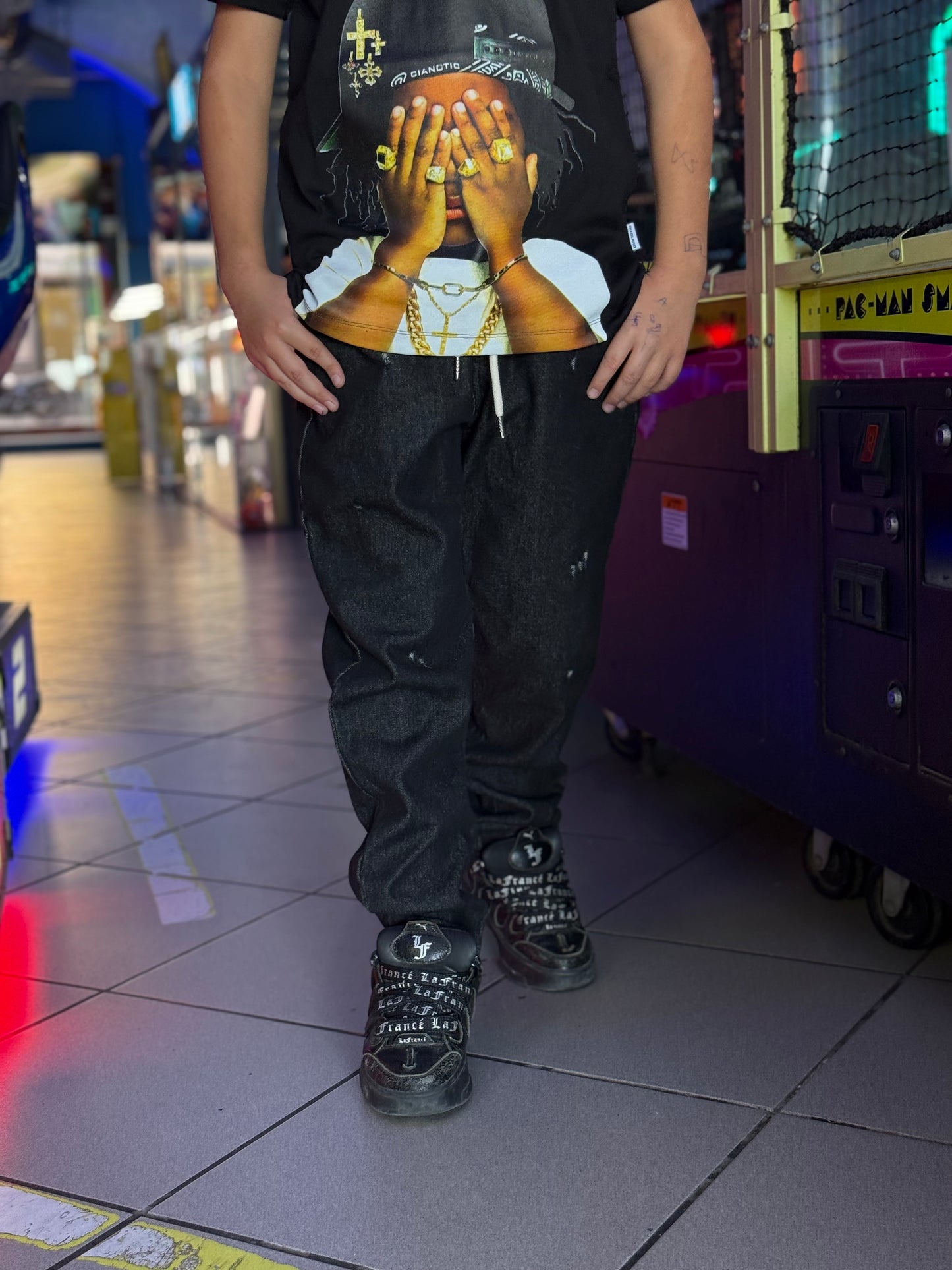 JEANS BASIC FIT LAVAGGIO SCURO