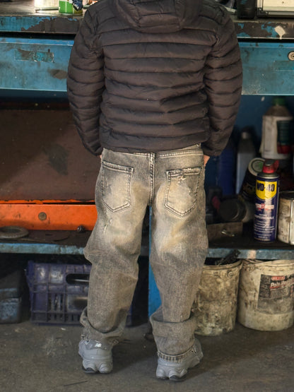 BAGGY CIANOTIC SABBIATO BLACK