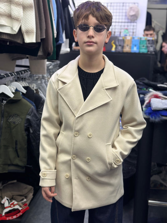 CAPPOTTO DOPPIO PETTO BEIGE