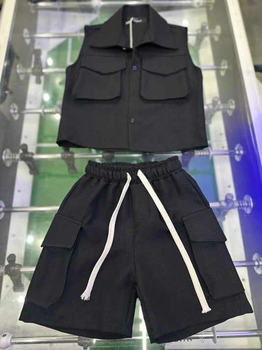 COORDINATO CARGO SMANICATO