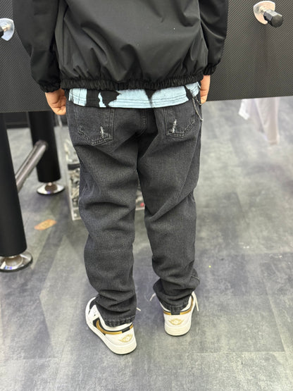 jeans regular elastico black