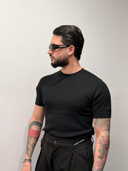 T-SHIRT FILO A COSTE NERA