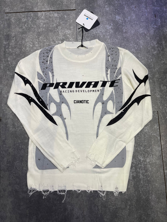 MAGLIONE CIANOTIC IN FILO