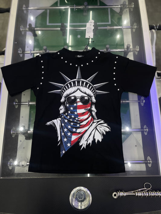 T-SHIRT LIBERTÀ NERA
