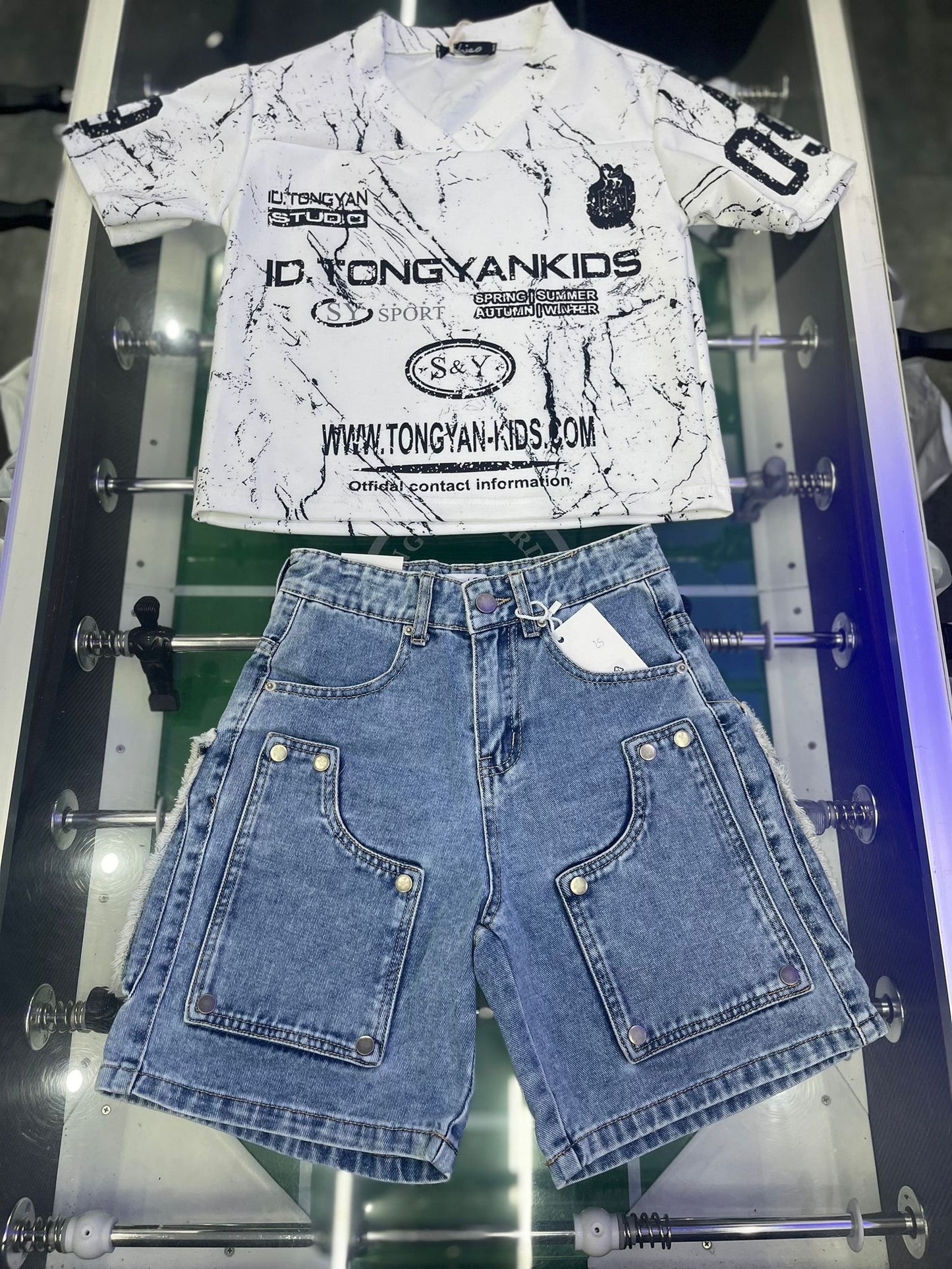 T-SHIRT MOD. BASKET BIANCA