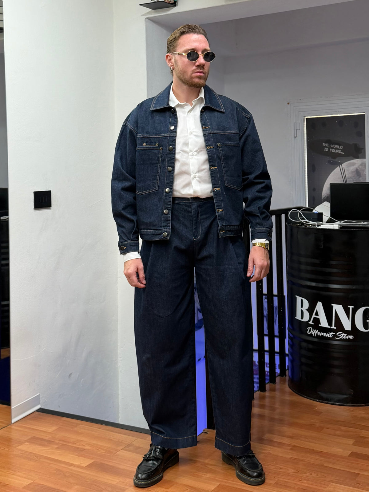 COORDINATO BALLOON DENIM