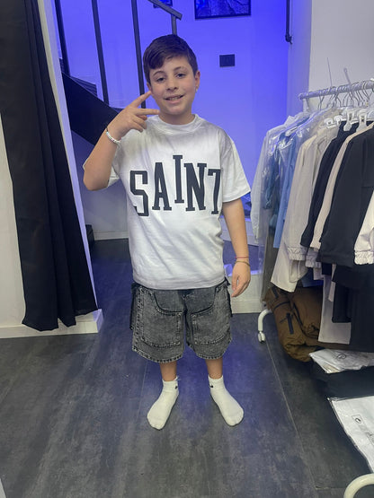 T-SHIRT SAINT SFUMATA BIANCA