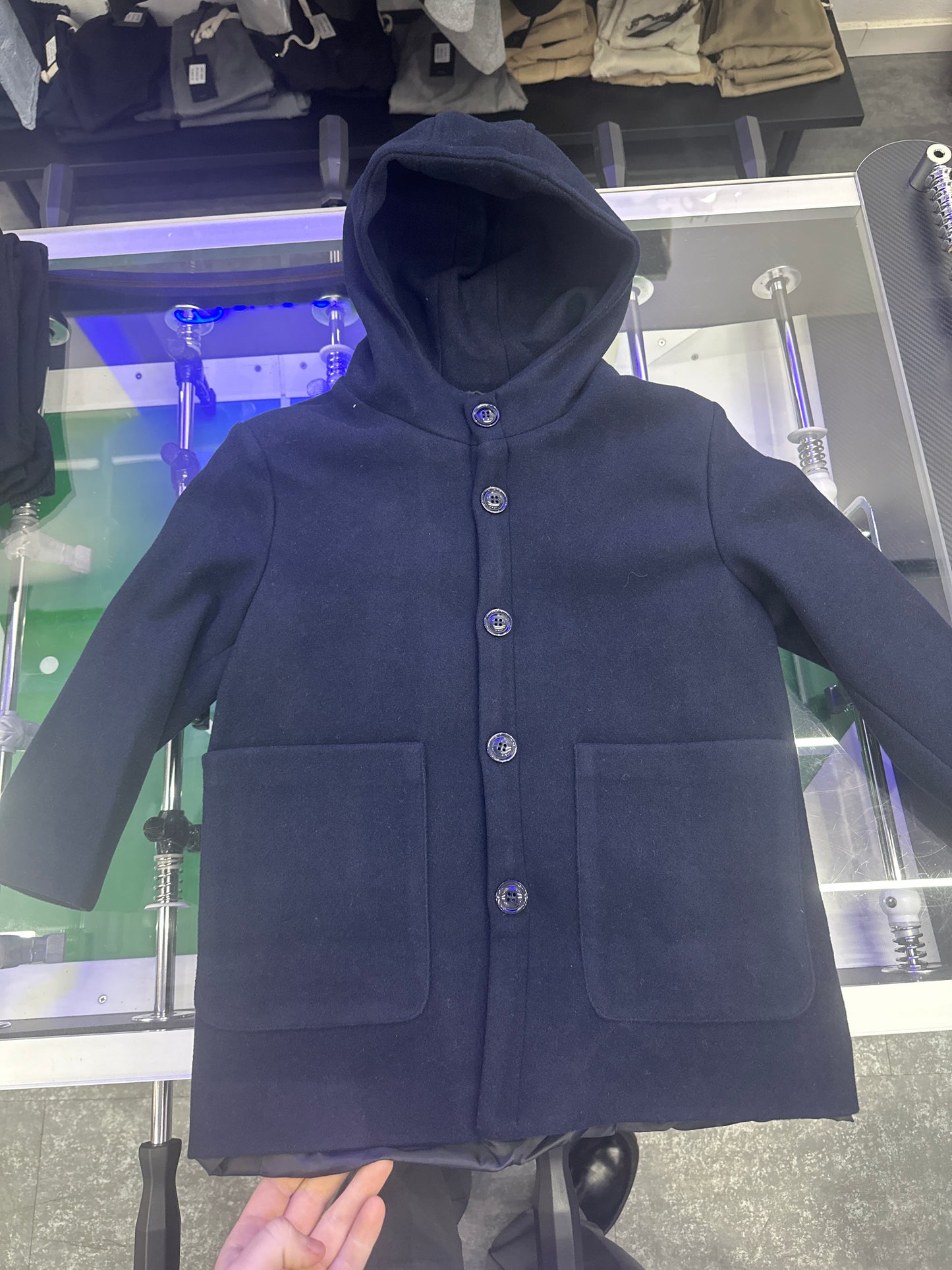 CAPPOTTO CON CAPPUCCIO 3 COLORI DISPONIBILI