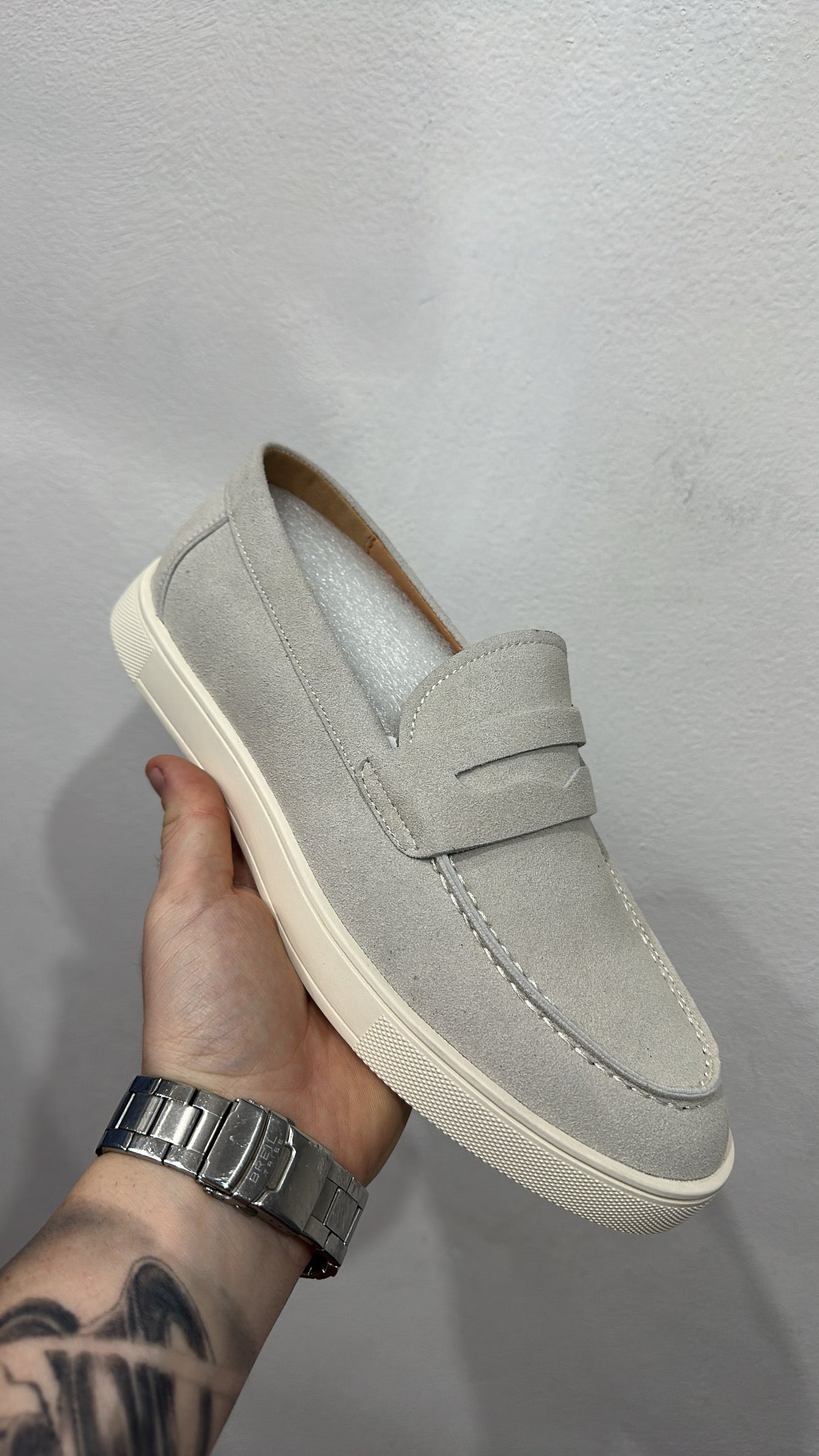 MOCASSINO SNEAKERS BEIGE