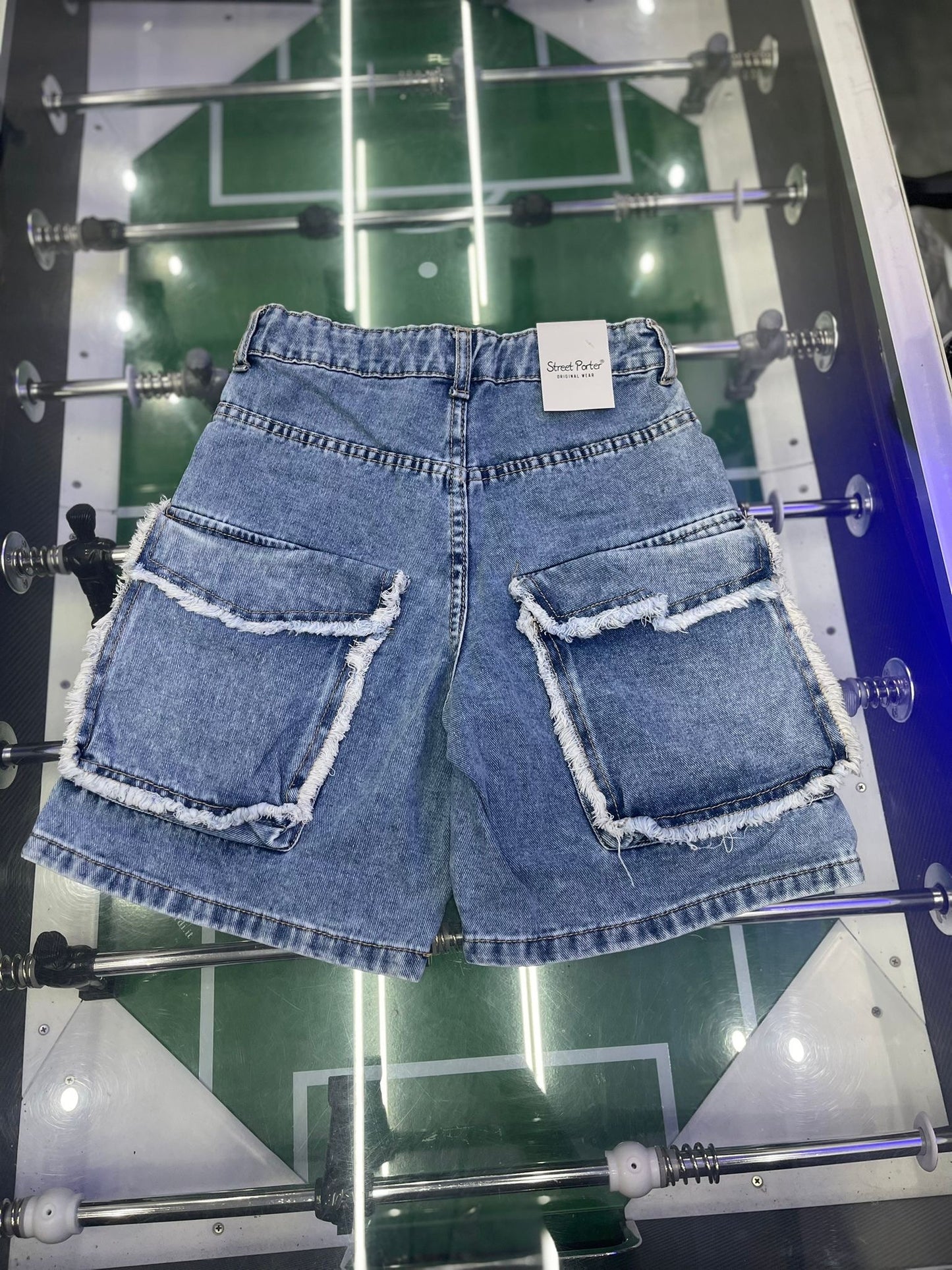 BERMUDA JEANS DESTROYED