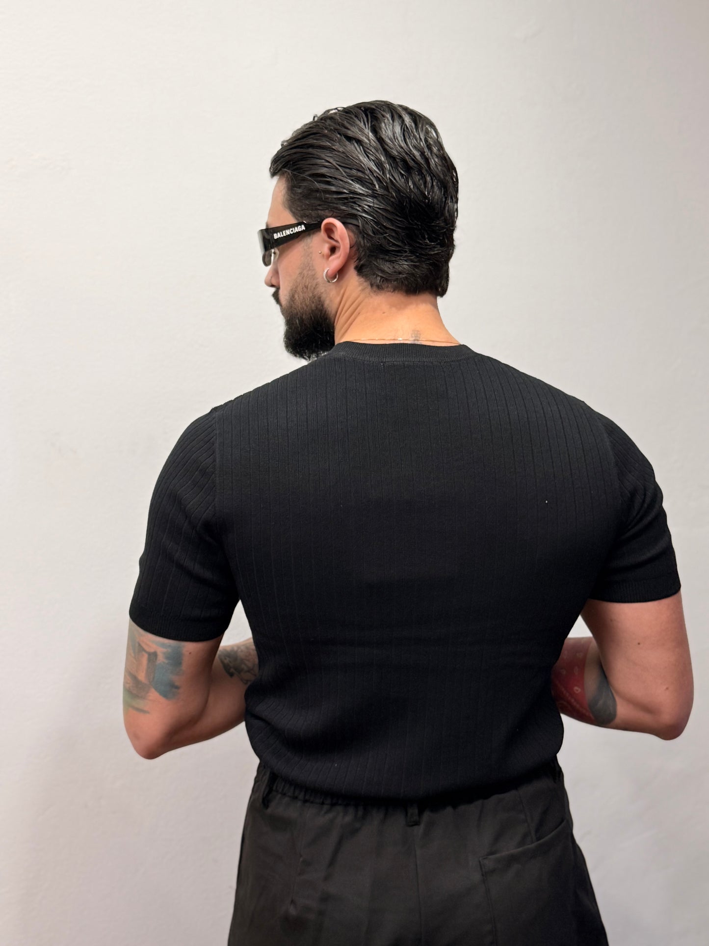 T-SHIRT FILO A COSTE NERA