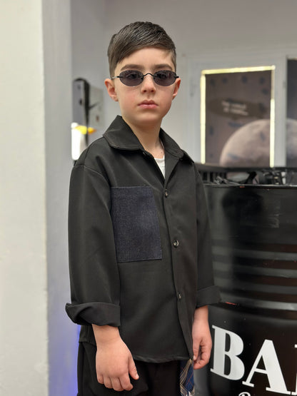 COORDINATO BLACK E JEANS