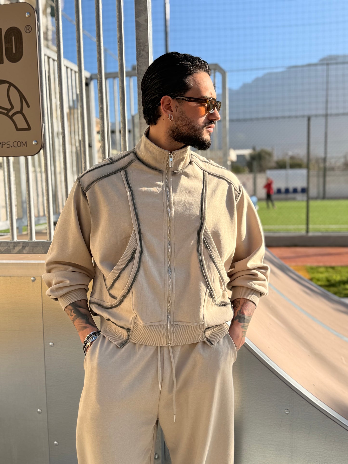 TUTA SFUMATA CROP BEIGE