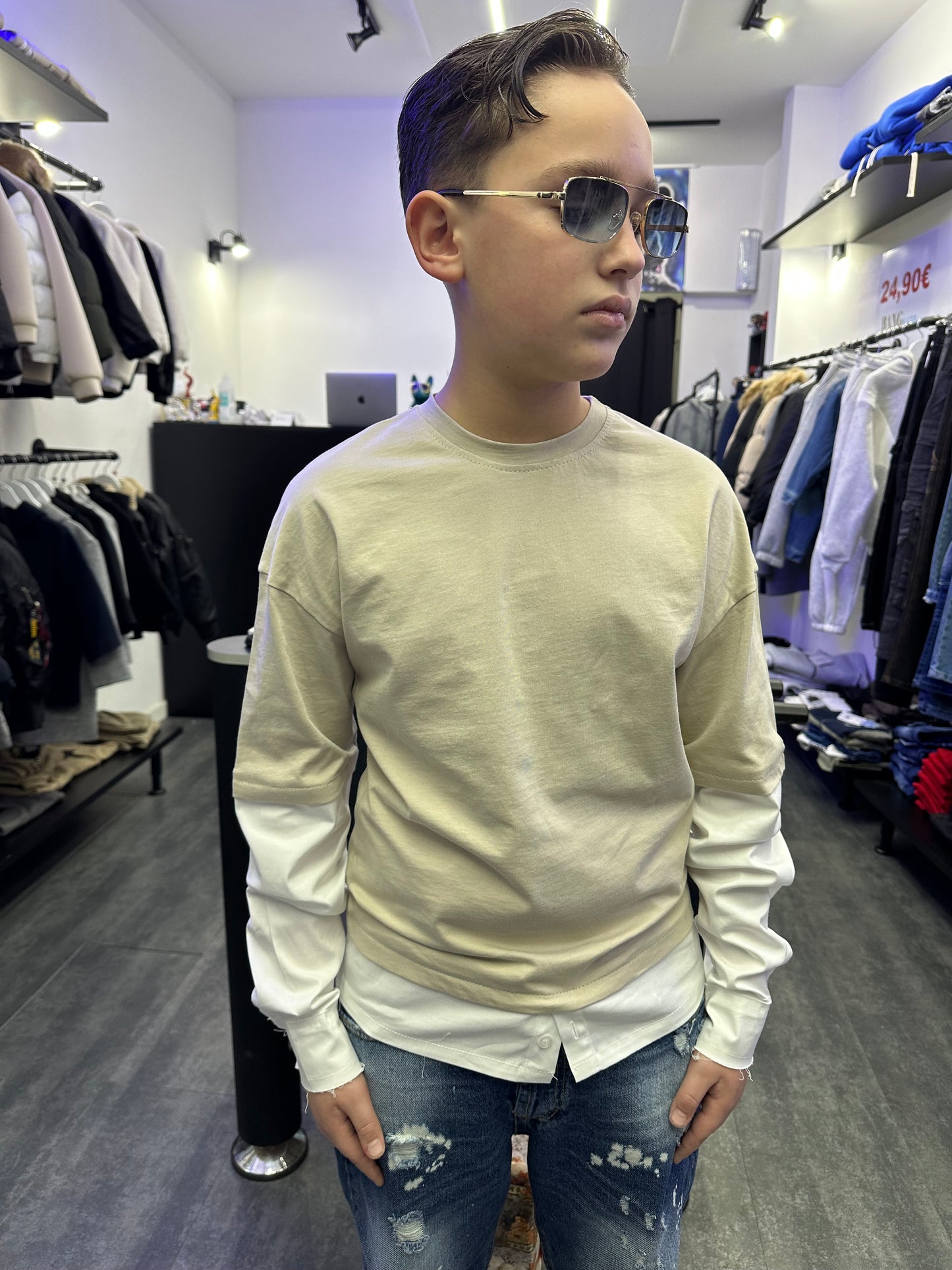 T-SHIRT DOUBLE SLEEVE