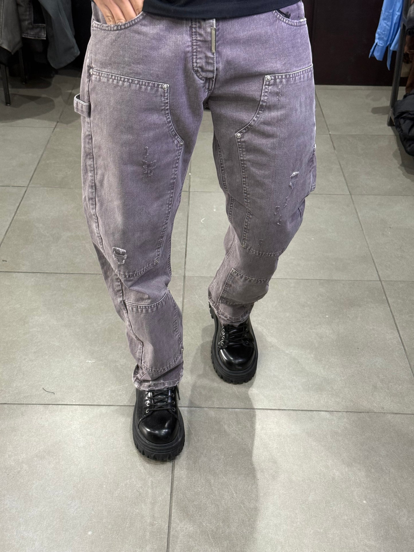 BAGGY CARPENTER CIANOTIC GRIGIO