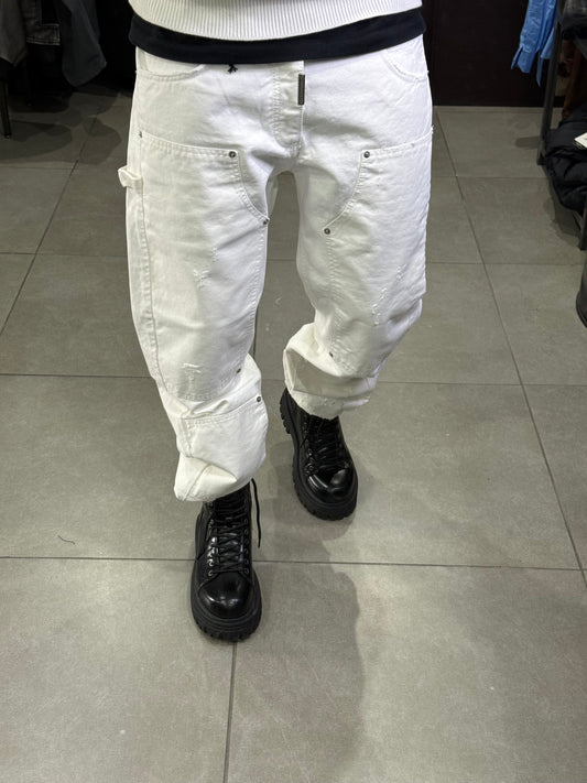 BAGGY CARPENTER CIANOTIC WHITE