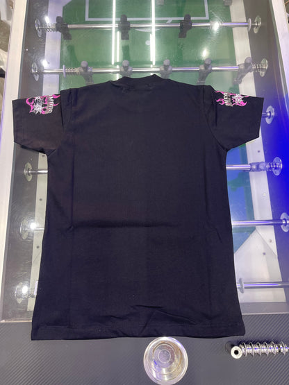 SHIRT CIANOTIC STRASS NERA